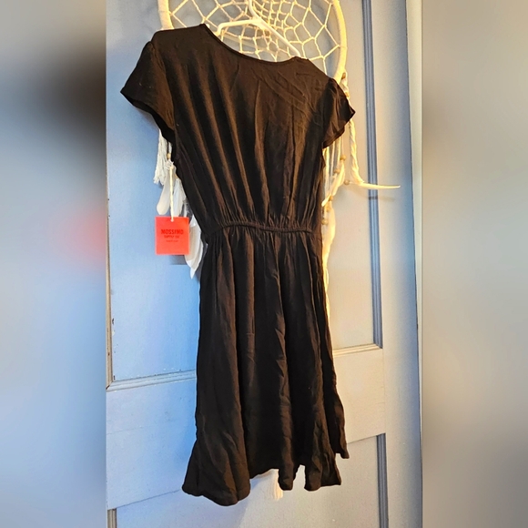 NWT Black Wrap Dress - Picture 3 of 5